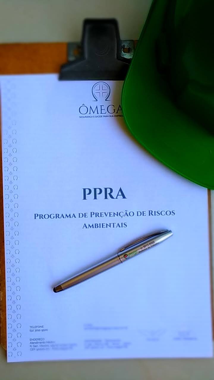 PPRA - PROGRAMA DE PREVENÇÃO DE RISCOS AMBIENTAIS